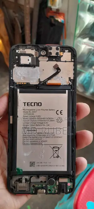 Tecno Sprak Go 1 ডিসপ্লে ব্যাটারি লজিক মিডেল পাট কেসিং