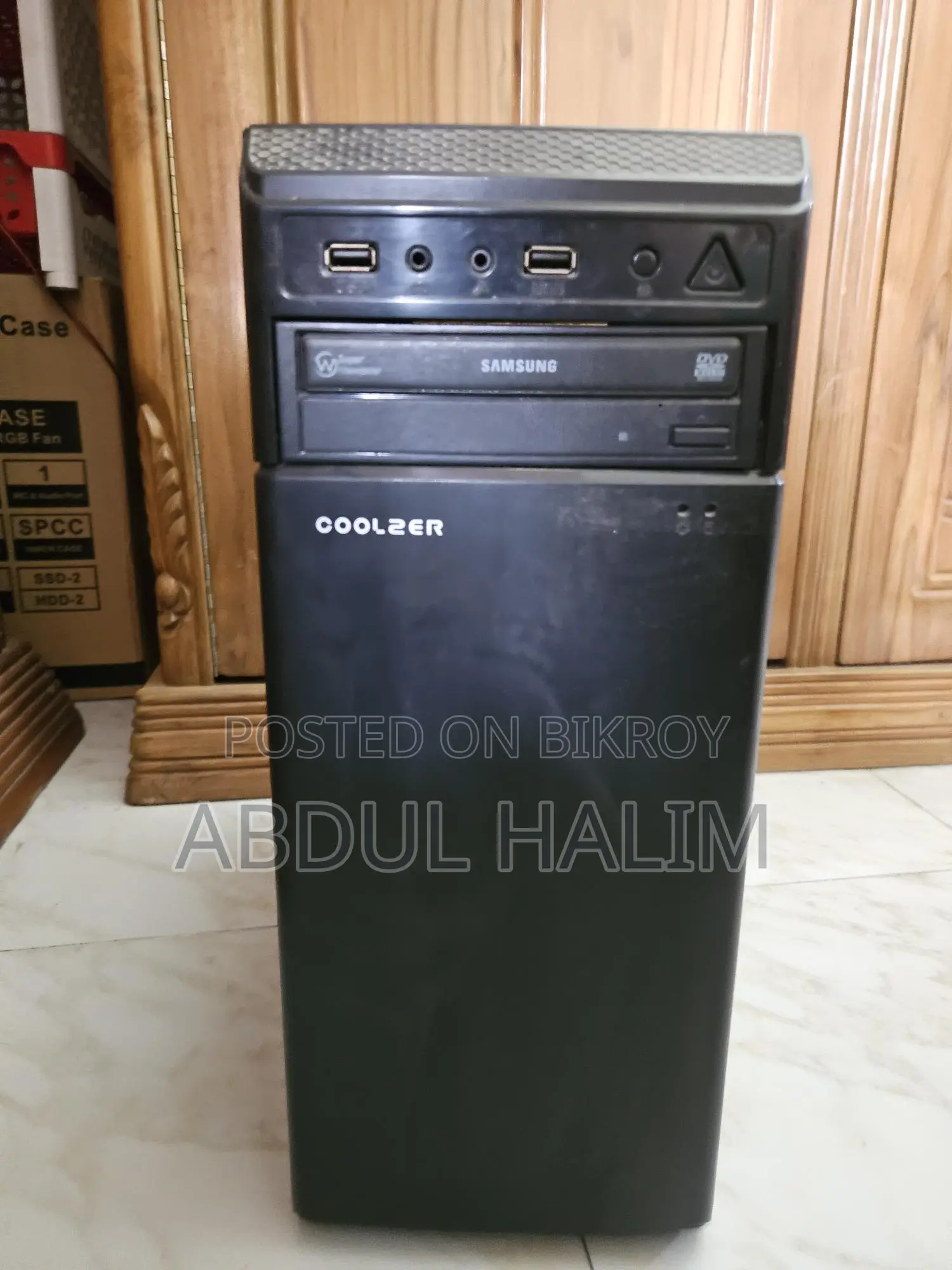 PC Casing with DVD Player Combo