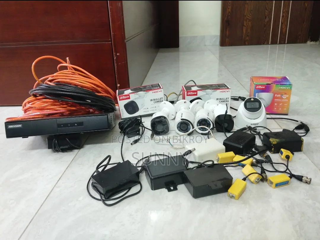 Hikvision CC Camera CCTV DVR 4 Ch Full Set