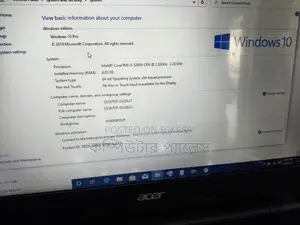 Acer Laptop Core i5 5th Gen Ram 4GB SSD 120GB All Complete