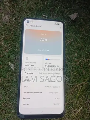 OPPO A78 . (Used)
