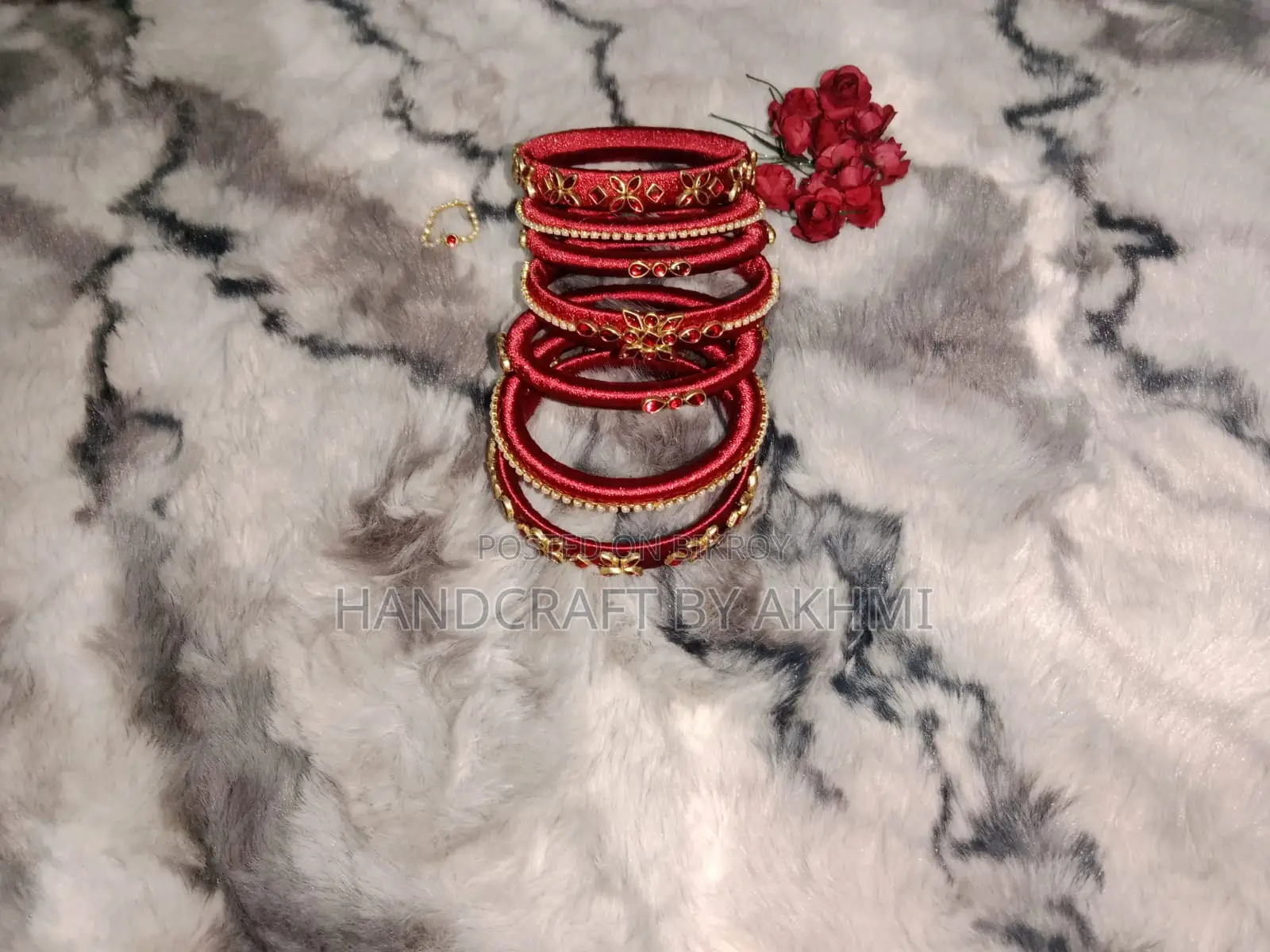 Kundan and Silk Thread Bangles