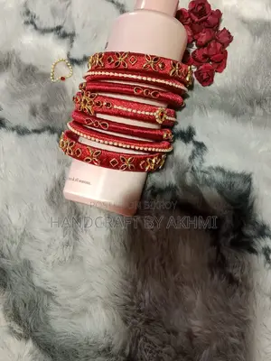 Kundan and Silk Thread Bangles