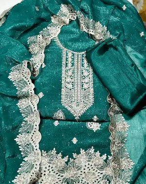 Crystal Chiffon Georgette Party Dress
