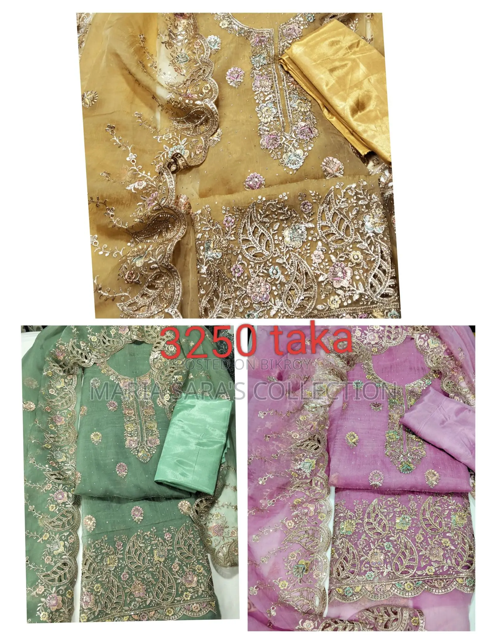 Crystal Chiffon Georgette Party Dress