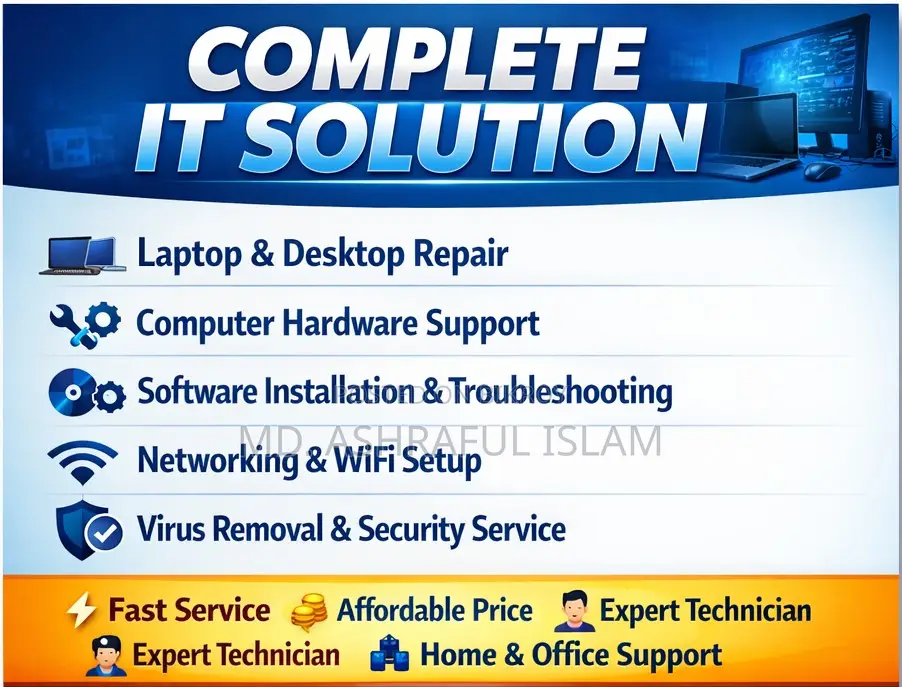 Complete IT Solutions for Your Business & Home