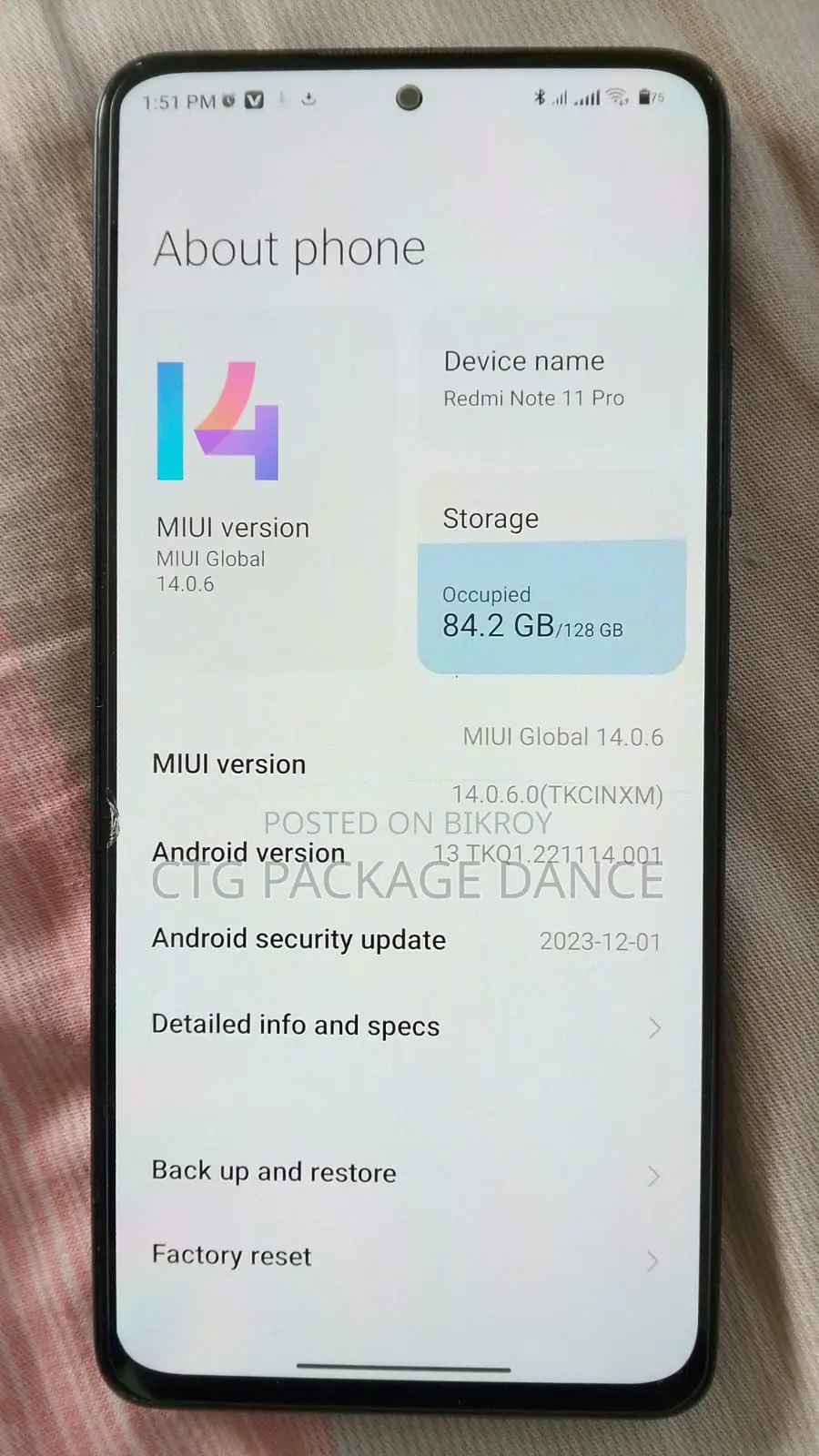 Xiaomi Redmi Note 11 Pro (Used)