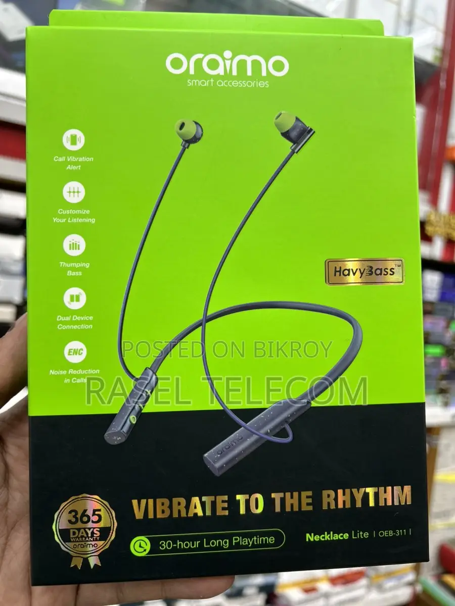 Oraimo Necklace Lite OEB-311 (Original, 365 Days Warranty)