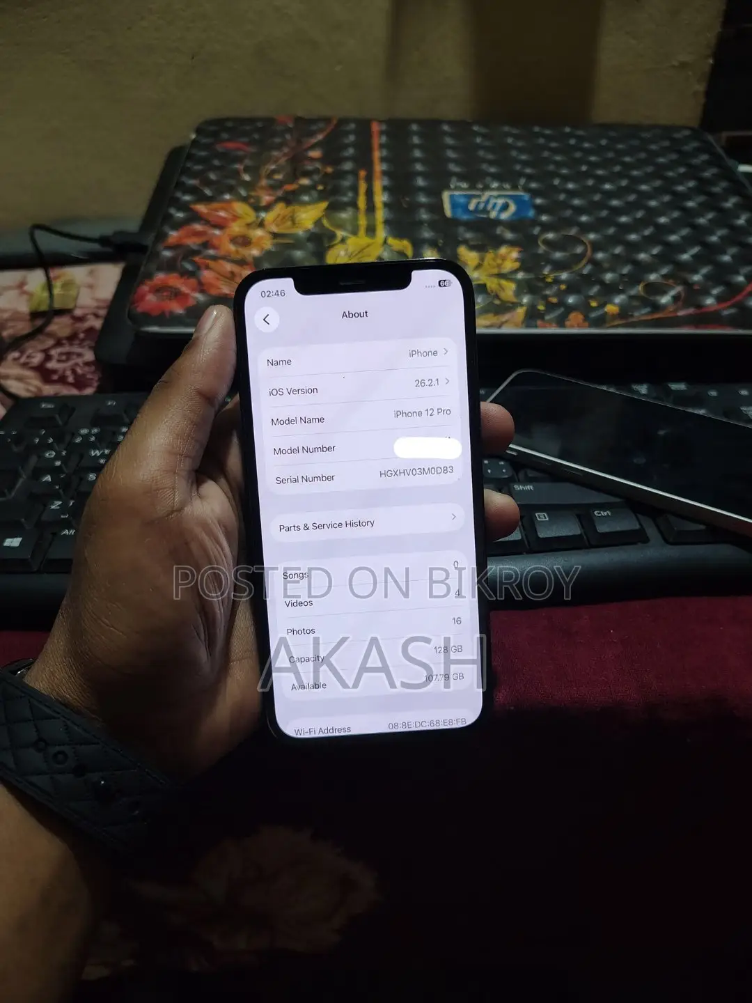 Apple iPhone 12 Pro 128Gb Storage (Used)