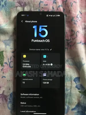 Vivo Y17s 4+4/128gb (Used)
