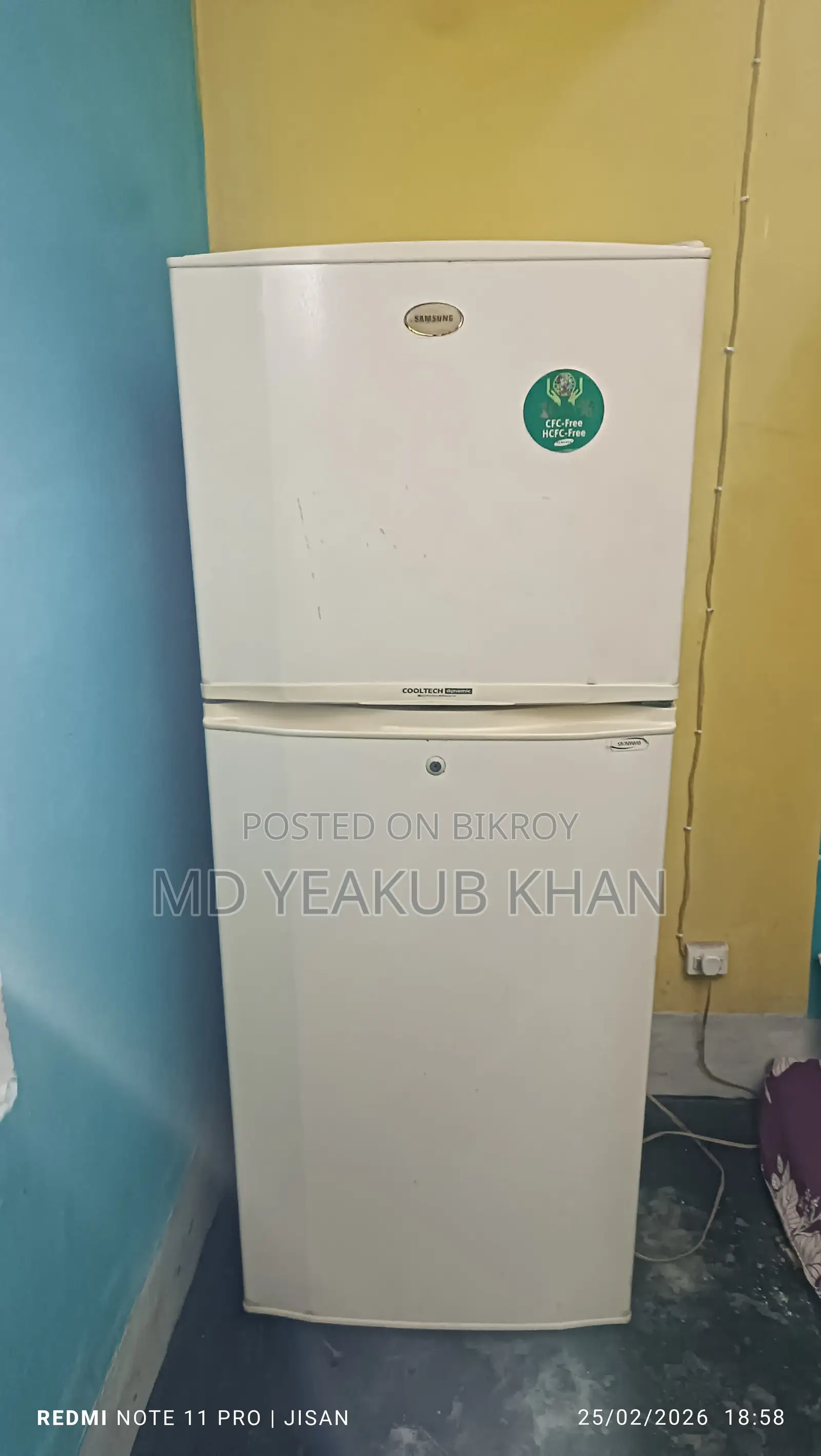 Samsung Brand Running Fridge