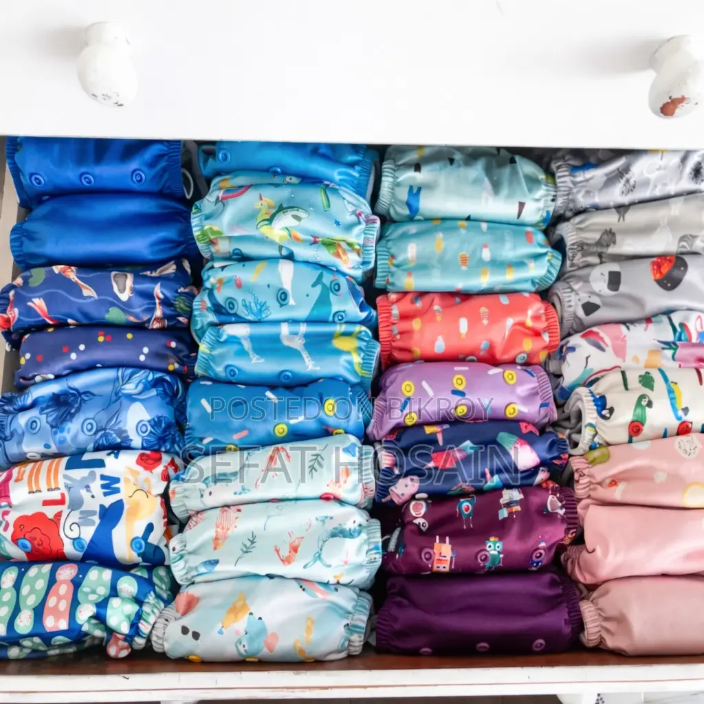 Re-washable Baby Cloth Diapers with Waterproof Materials