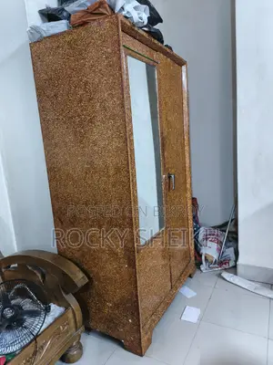 Steel cupboard with safe box