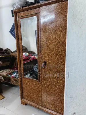 Steel cupboard with safe box
