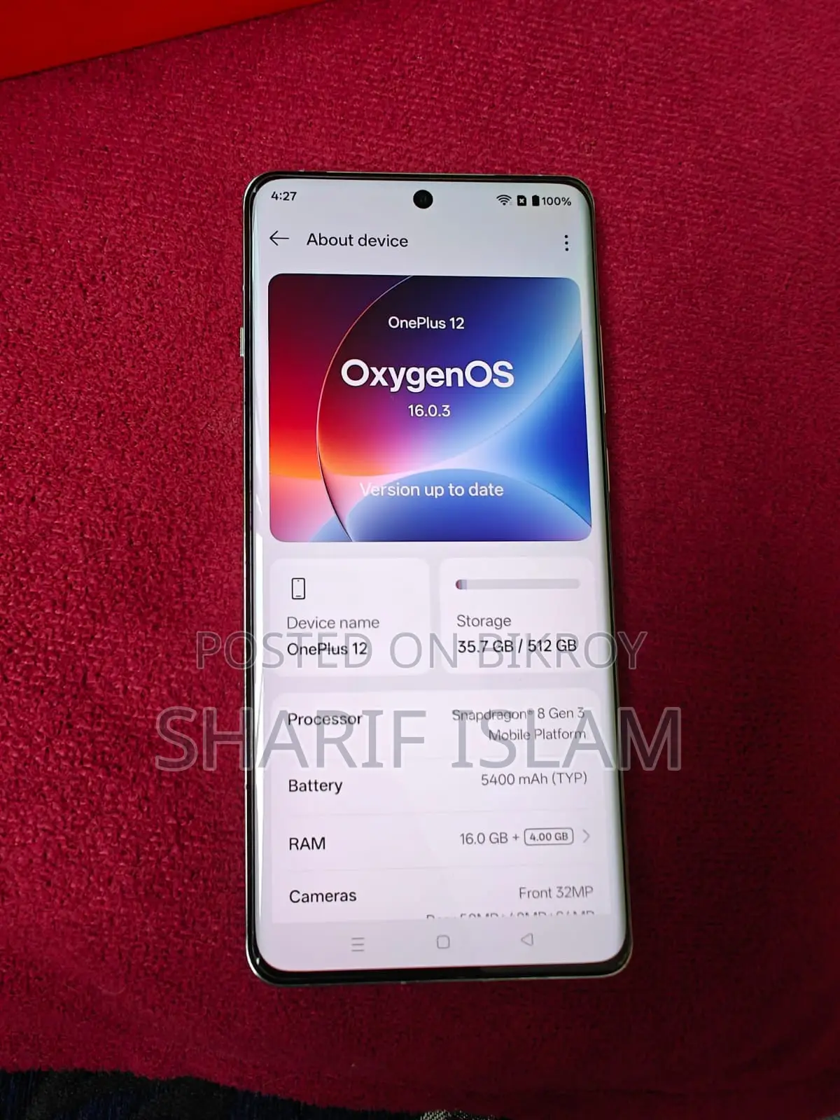 OnePlus 12 . (Used)