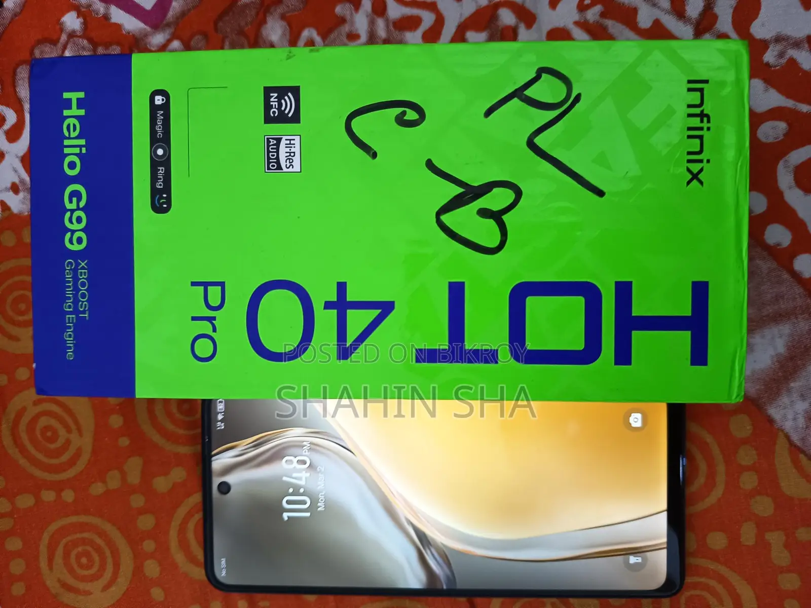 Infinix Hot 40 pro 2025 (Used)