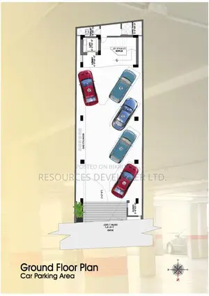 3 bed, bath, 1700 sqft ready flat for sale in Middle Bashaboo