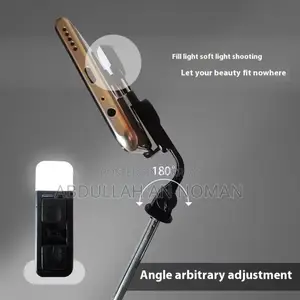 Q07 4-in-1 Selfie Stick: Tripod, Remote, Light