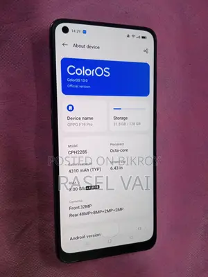 OPPO F19 Pro . (Used)