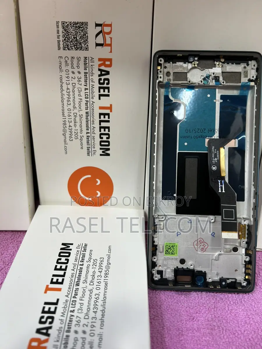 Motorola Edge 50 Fusion Original Display 100% Genuine (With Frame) 💯