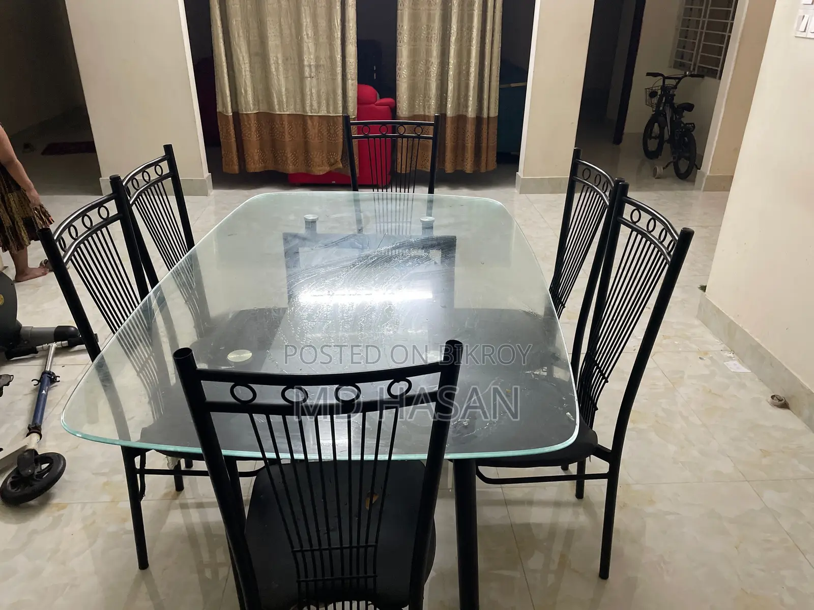 Partex Glass Table & Chair