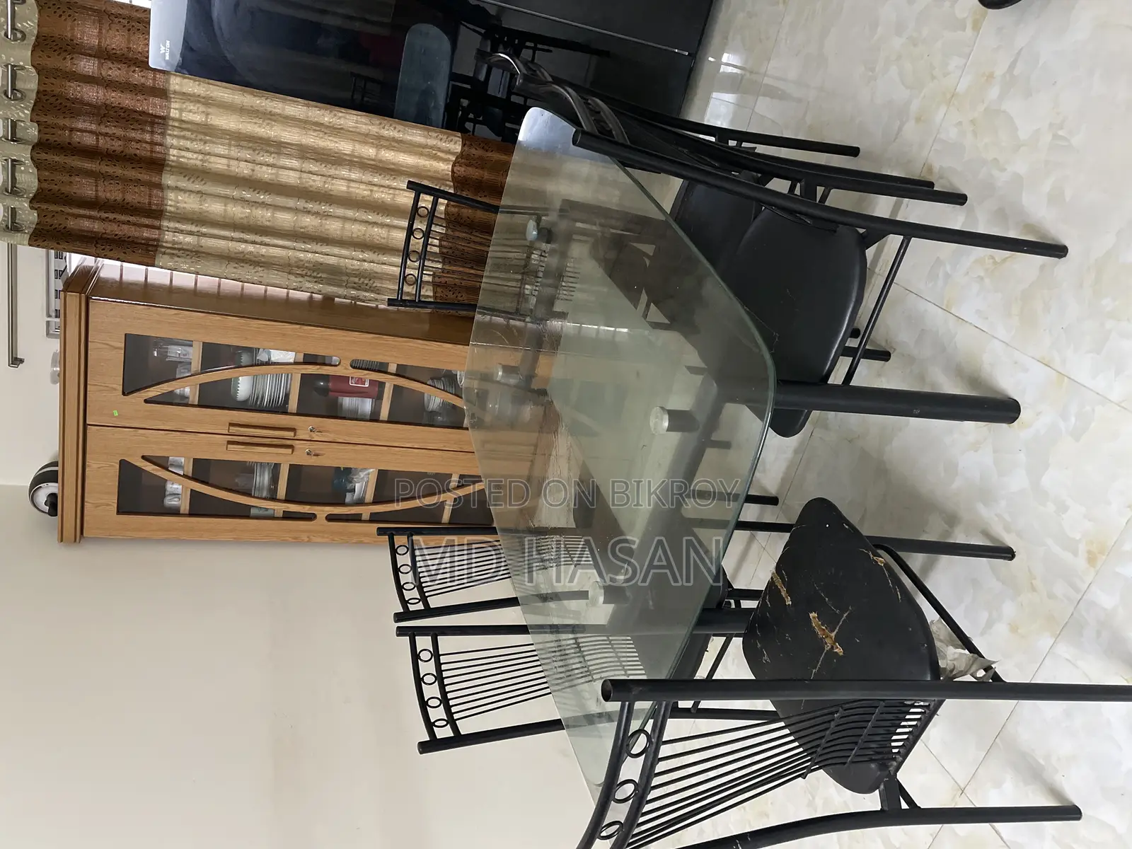 Partex Glass Table & Chair