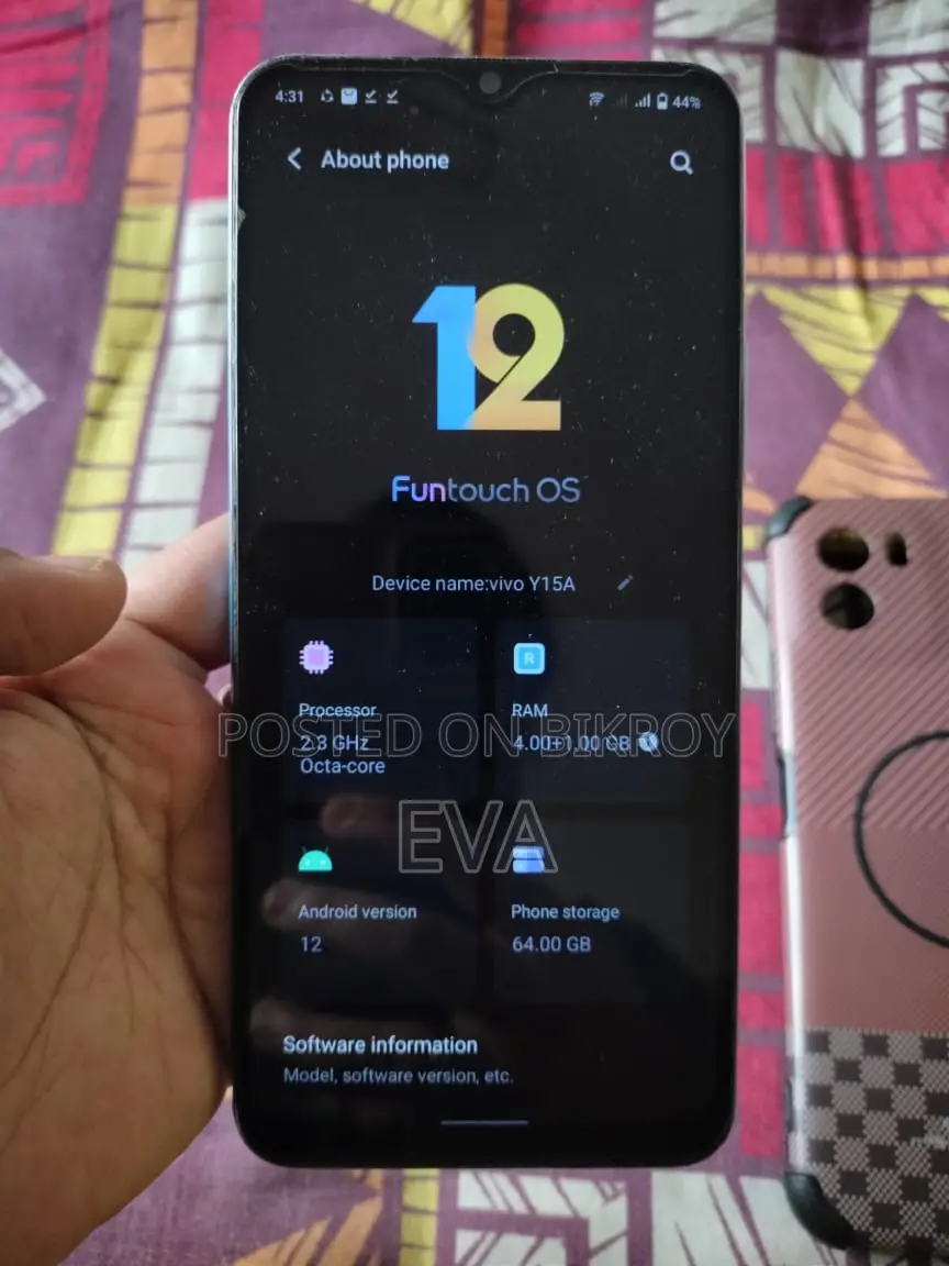 ভিভো ওয়াই১৫ ৪/৬৪ (ব্যবহৃত)