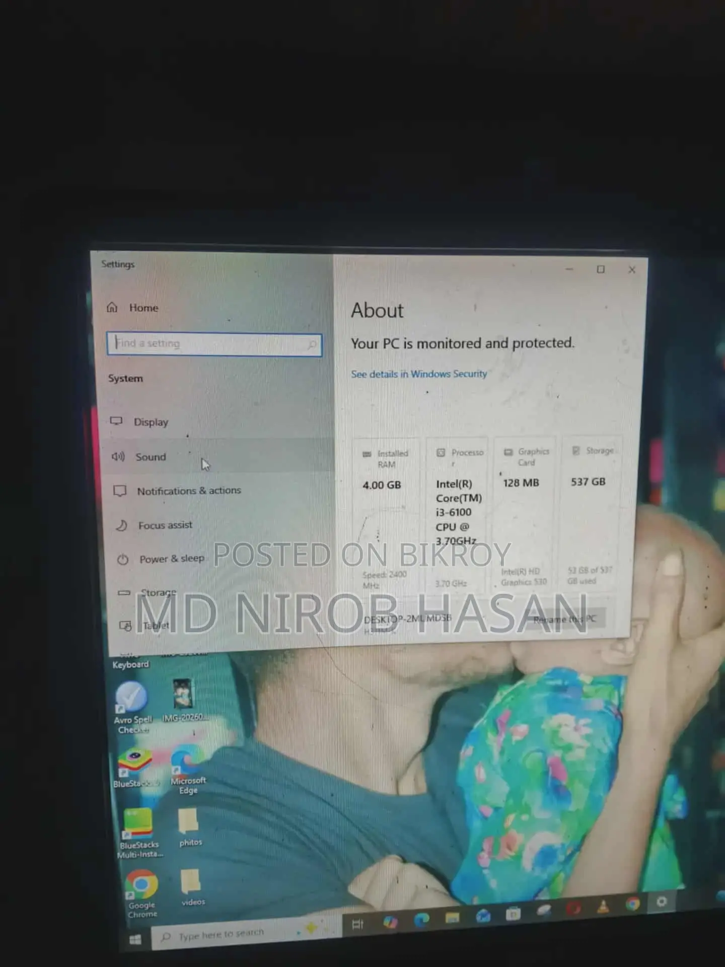 Desktop for sale