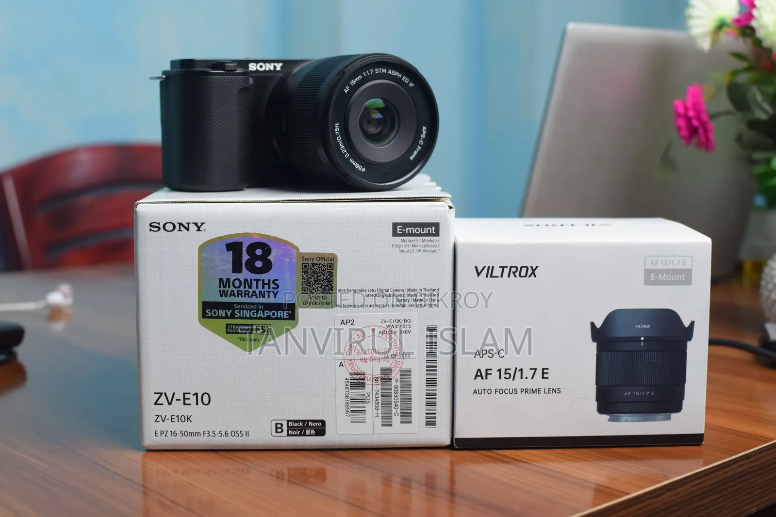 Sony ZV-E10 + Viltrox AF 15mm f/1.7 Prime Lens