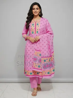 নতুন কালেকশন এসেছে Block Print Three Piece