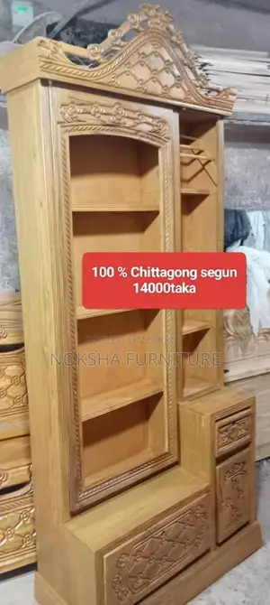 চিটাগং সেগুন কাঠের ড্রেসিং টেবিল বিক্রয় হবে সম্পূর্ণ কালার করে দিব