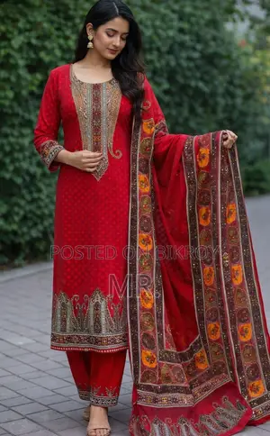 Lahuri Rigging Unstitched 3 Piece Dress