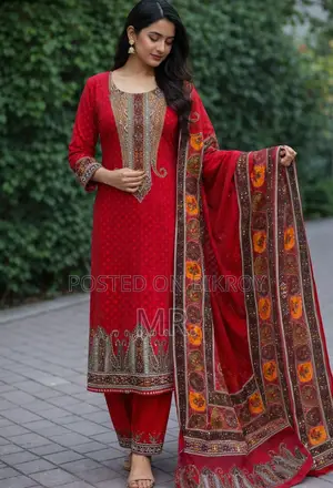 Lahuri Rigging Unstitched 3 Piece Dress