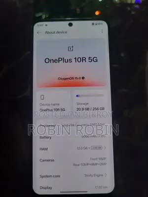 OnePlus 10R 12GB RAM / 256GB Storage (Used)