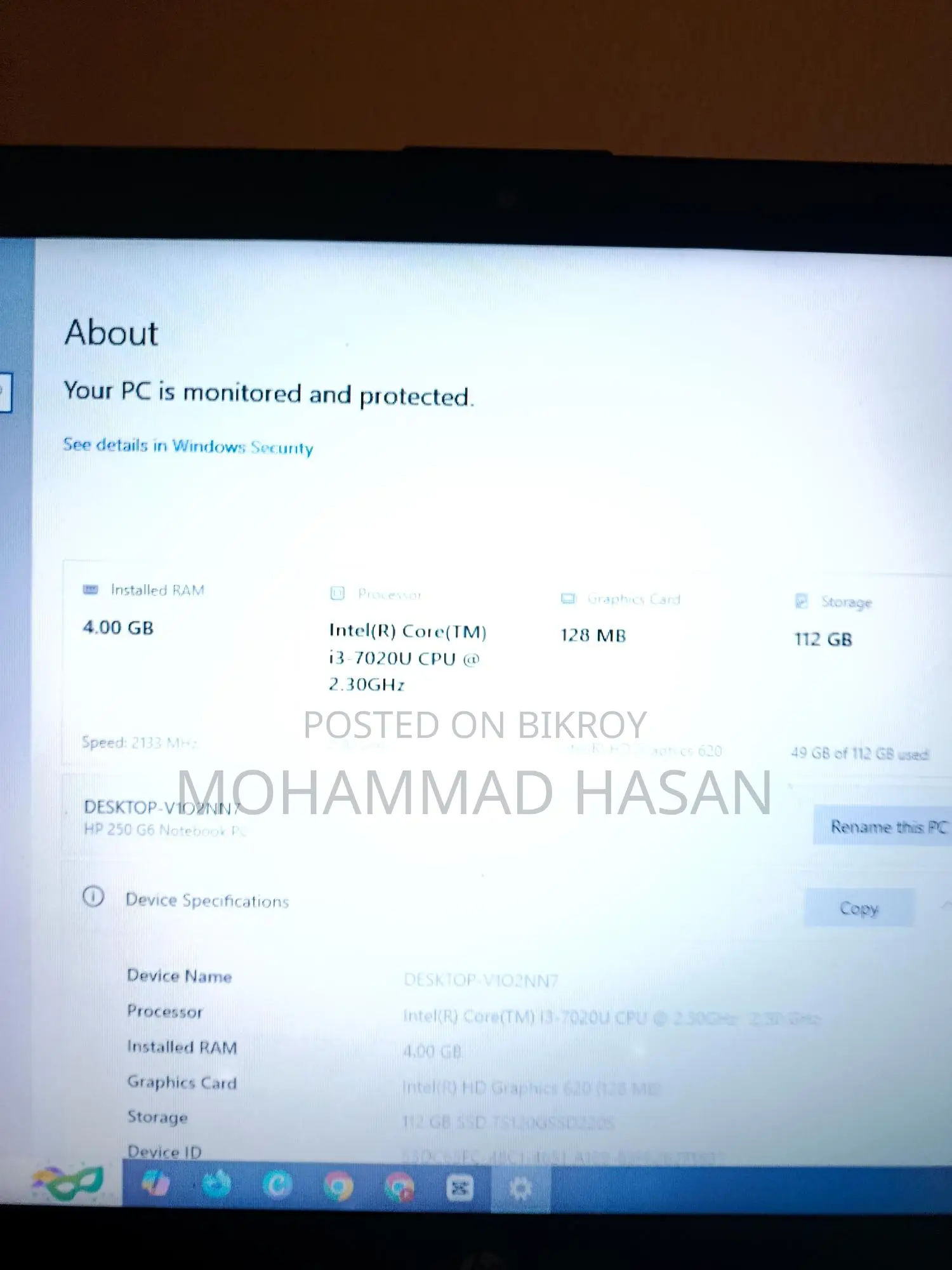HP Laptop for Sale