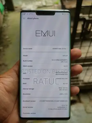 Huawei Mate 30 . (Used)