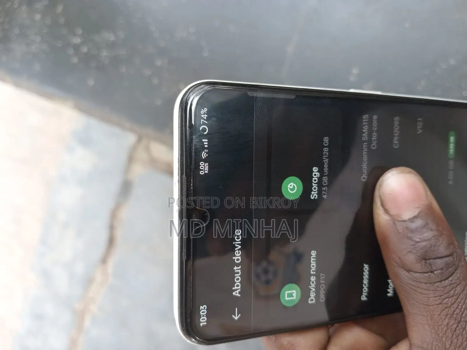 OPPO F17 . (Used)