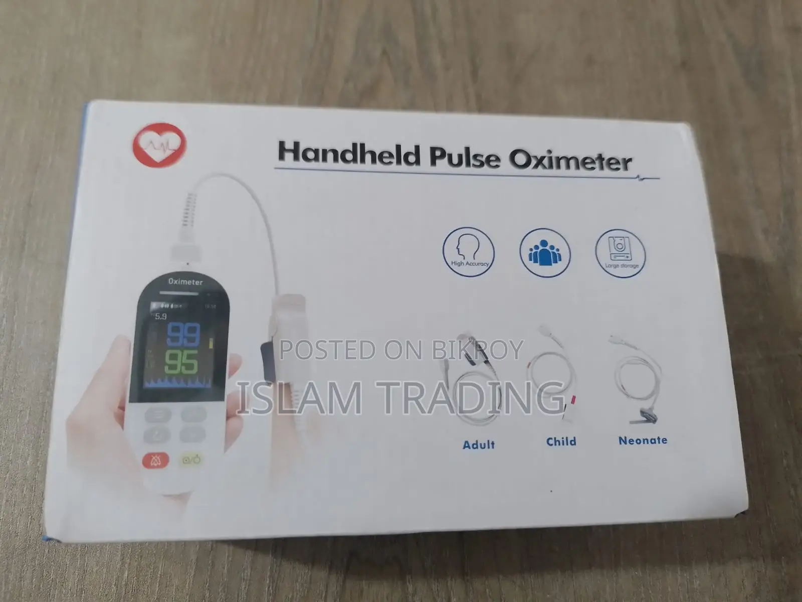 Handheld Pulse Oximeter – High-Accuracy Continuous Monitoring
