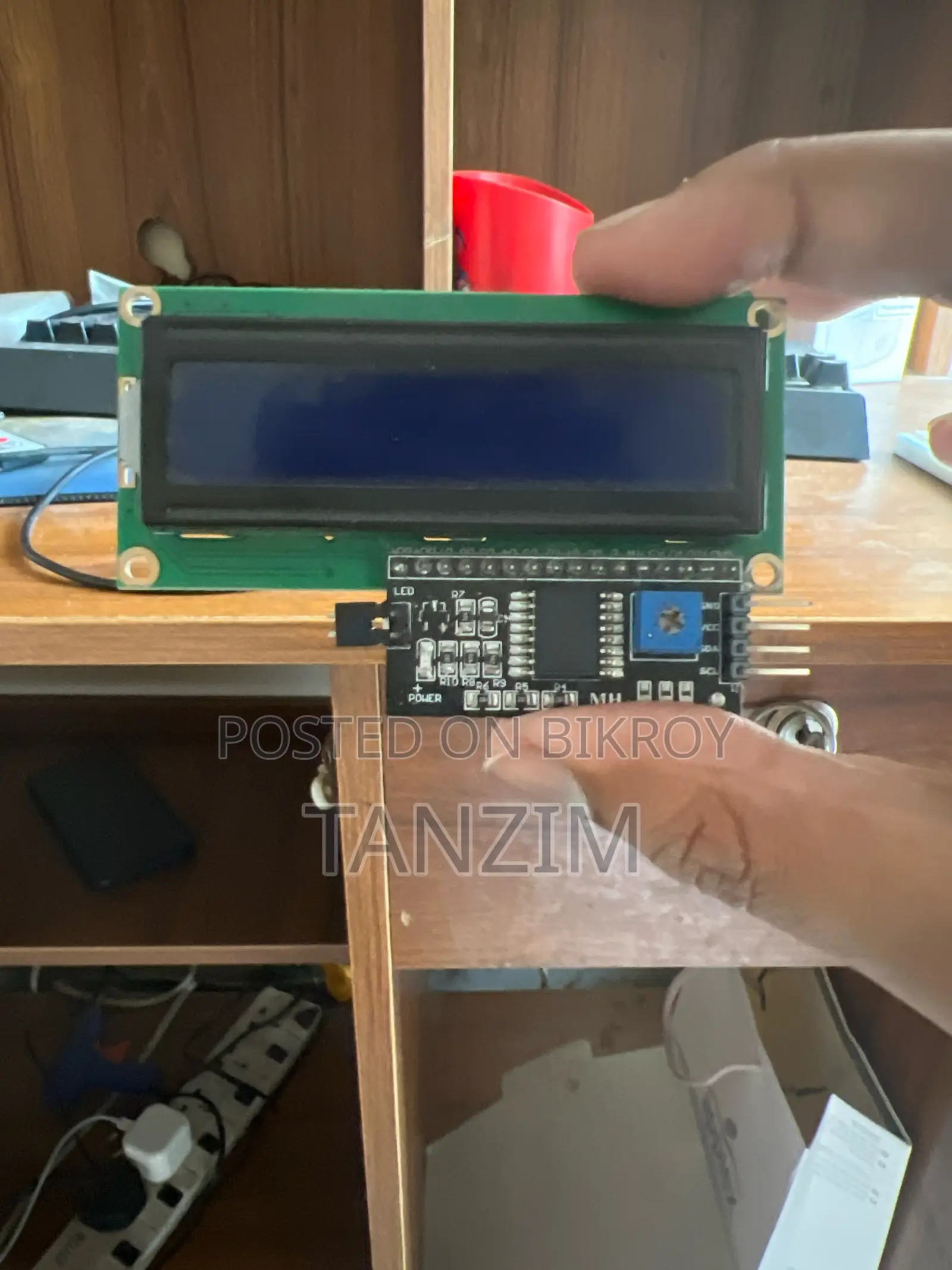 Lcd Display Module with An I2c Interface Adapter.