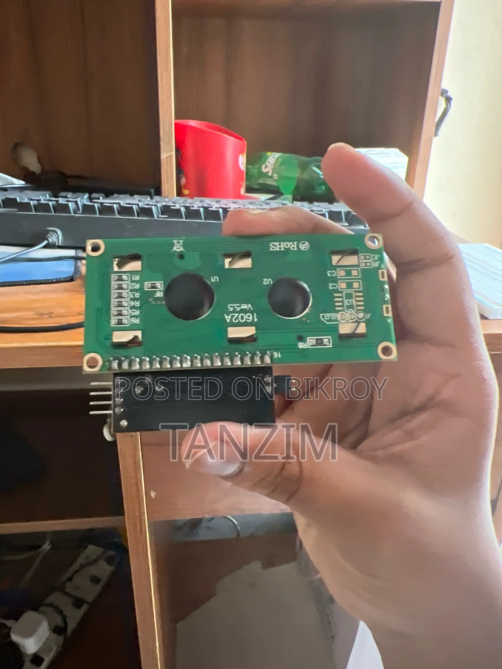 Lcd Display Module with An I2c Interface Adapter.