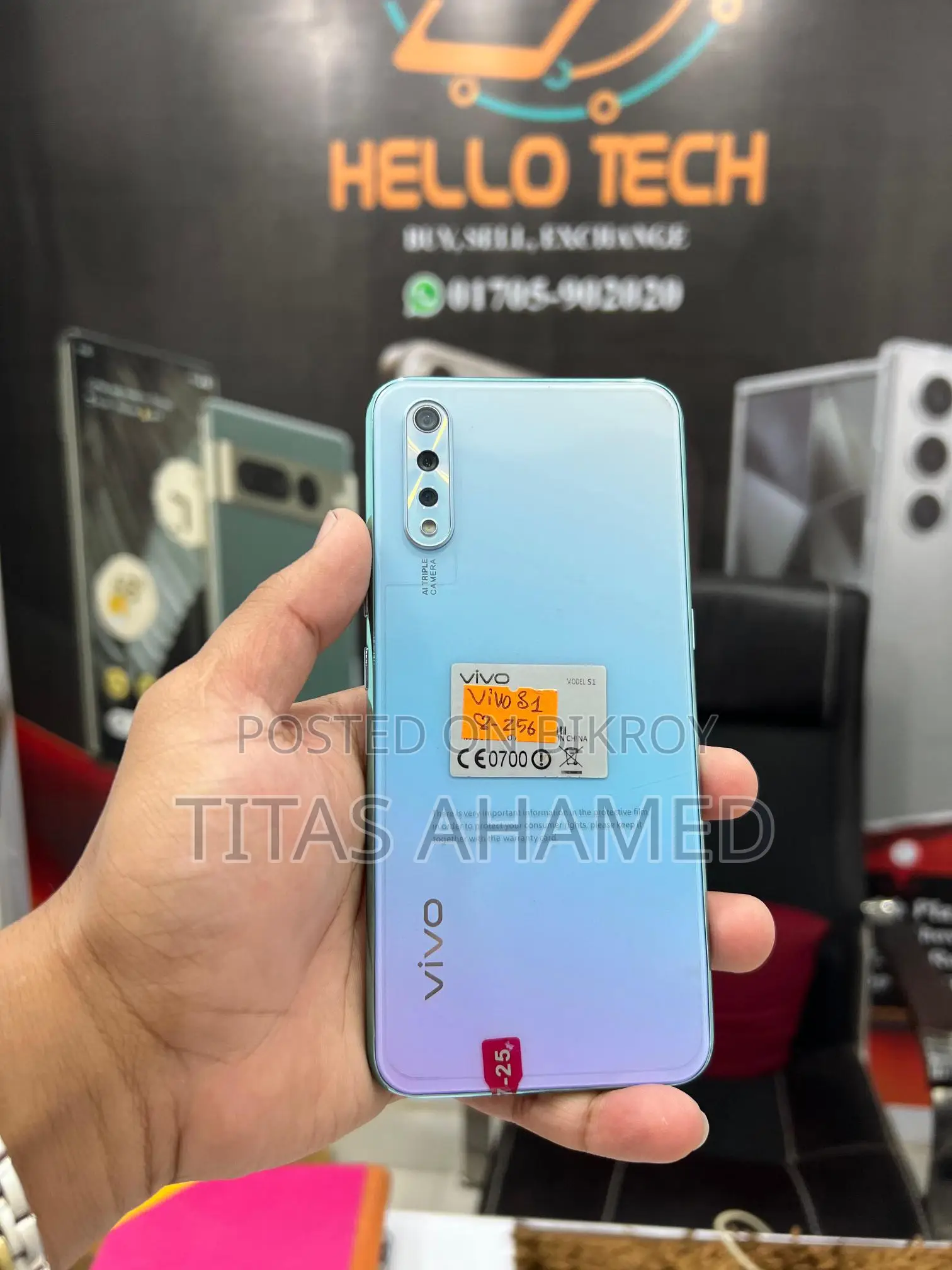 Vivo S1 Display Finger (Used)