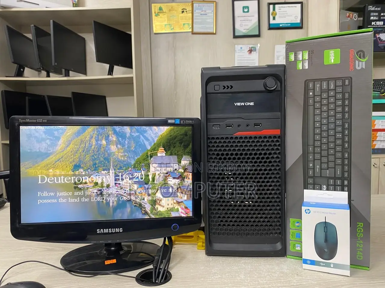 Desktop Computer Intel Core i3 (3rd Gen)_HDD 500GB & RAM 8GB_16" Monitor