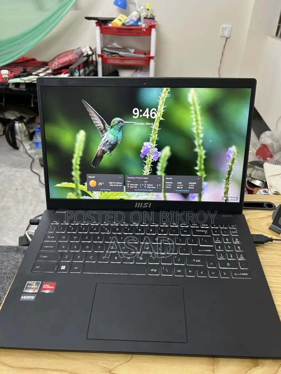 MSI Modern 15 B7M Ryzen 5 7530u Laptop 8/512SSD