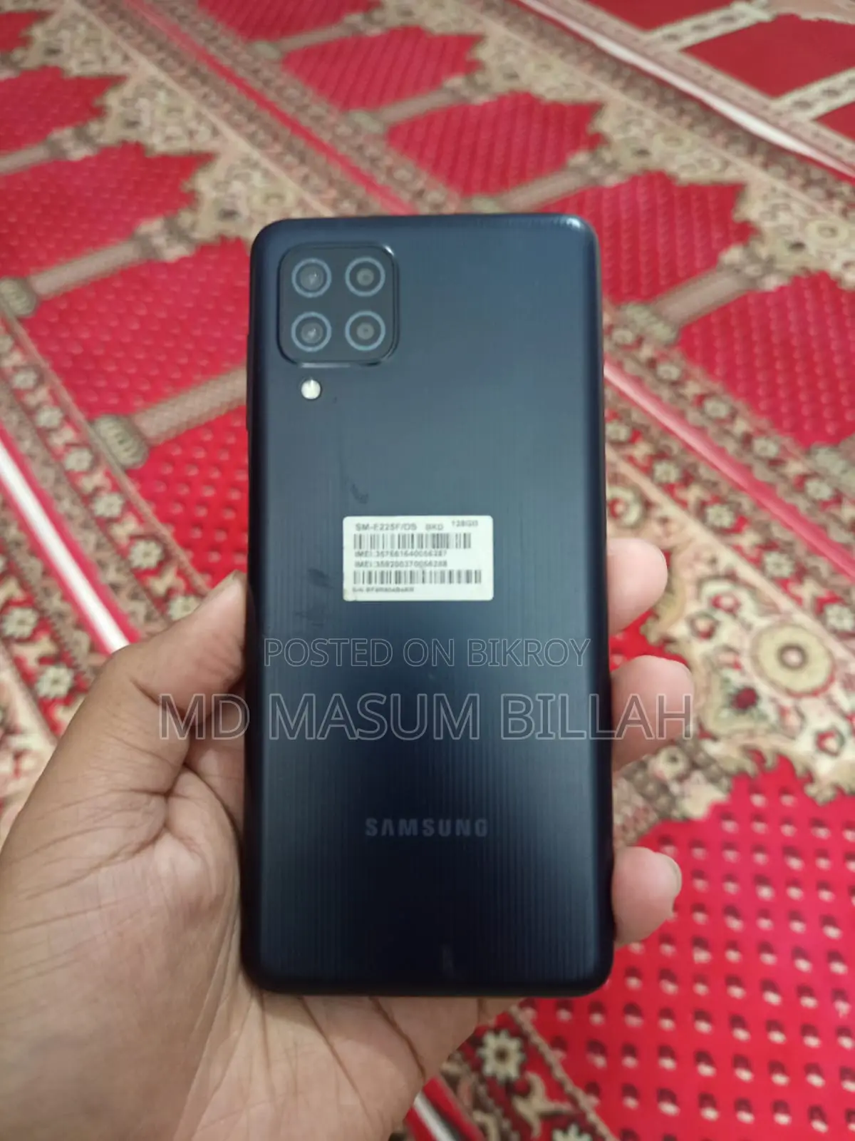 Samsung Galaxy F22 95% fresh (Used)