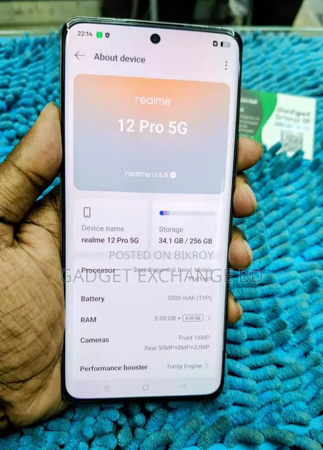 Realme 12 Pro 8GB/256GB (Used)