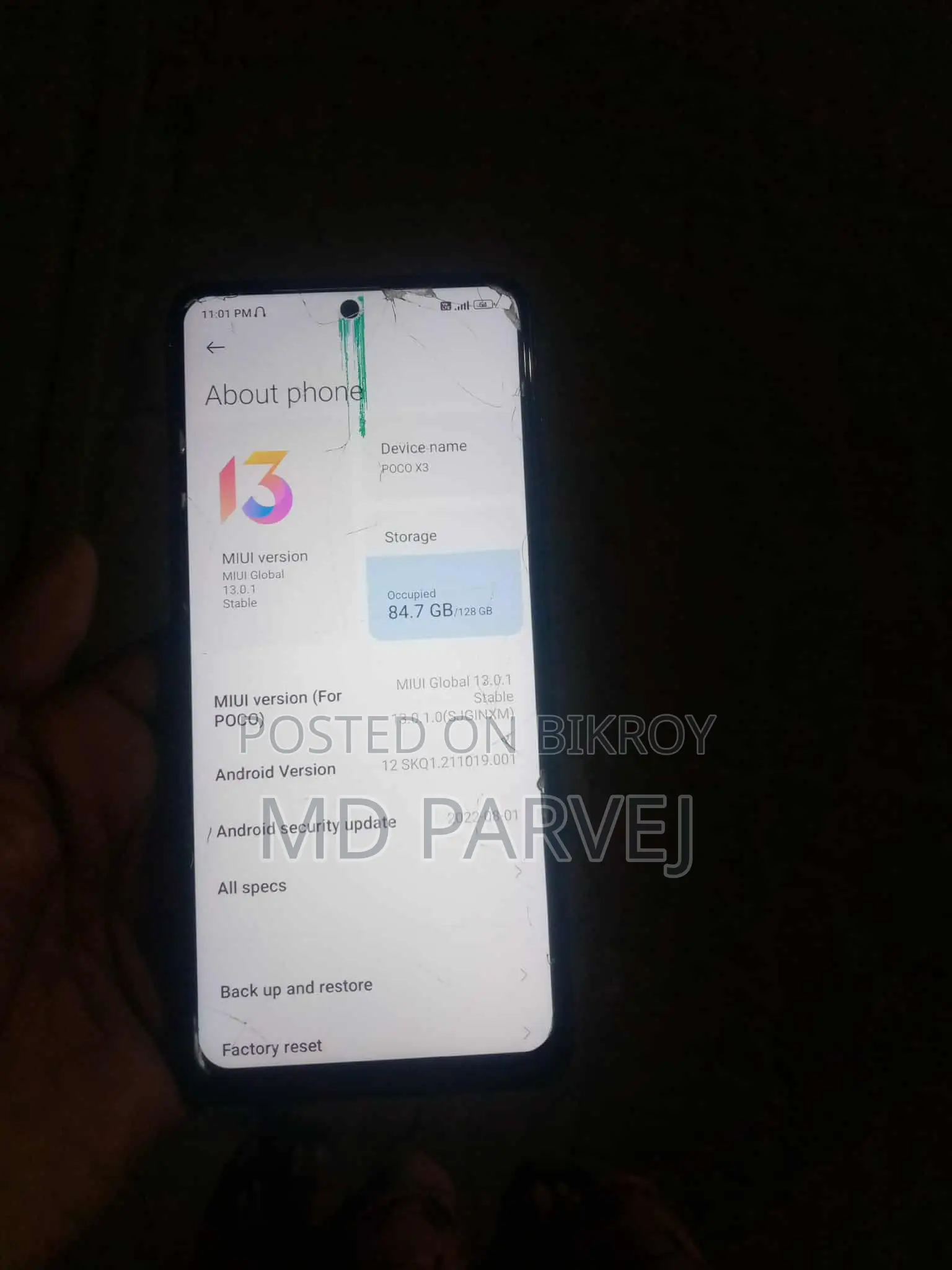 Xiaomi Poco X3 8/128 (Used)