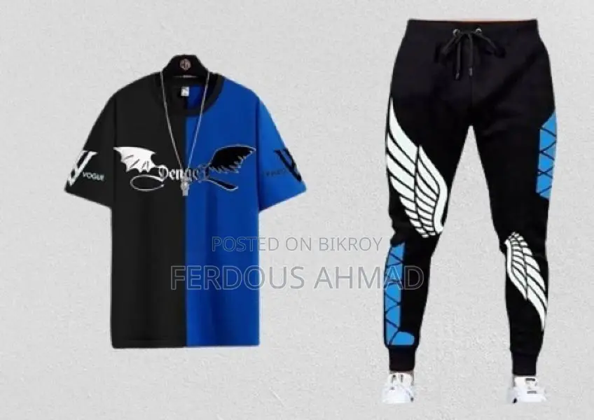 Mash T-shirt & Full Pant Set