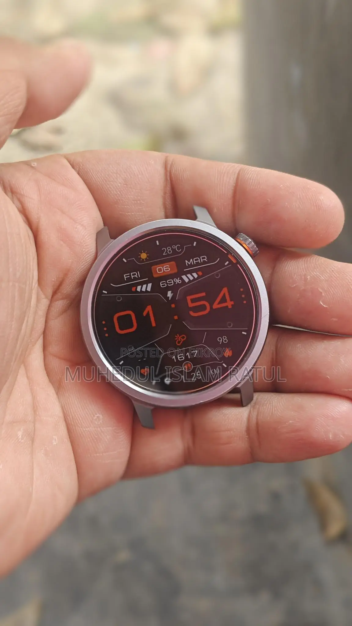 Kospet Orb BT Calling Smart Watch | AMOLED Display 10 Months Warranty