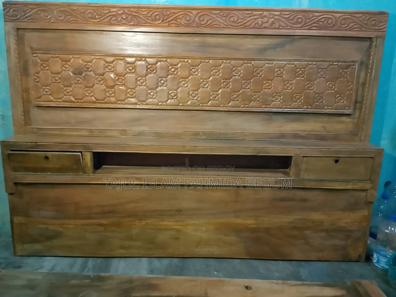 New Akashmoni Wood Bed