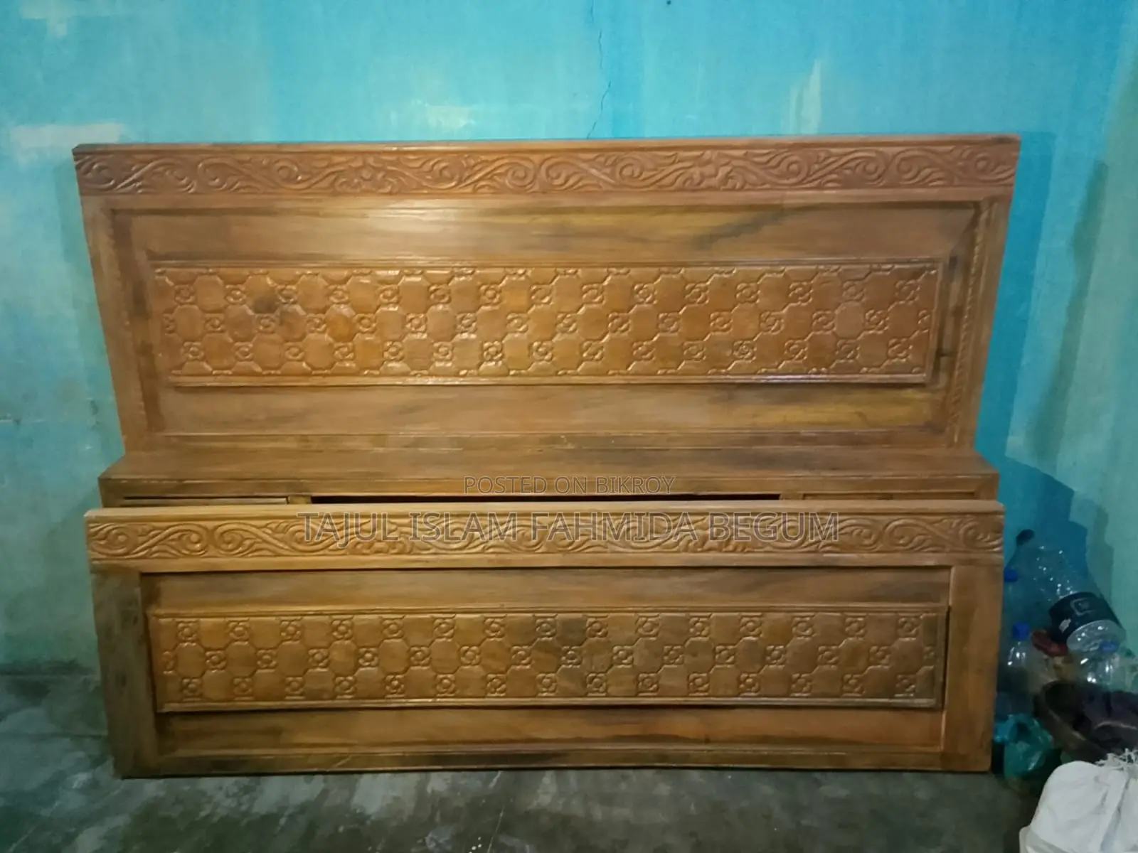 New Akashmoni Wood Bed